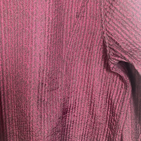 Catherines Floral Red & Purple Reversible Quilted Lightweight Jacket [3X 26/28] - Picture 7 of 8